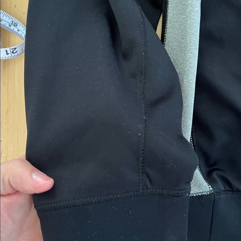 Nike Black Hoodie with Light Gray Swoosh and Drawstrings - Picture 7 of 7